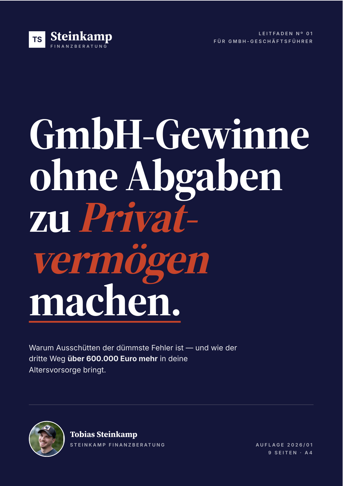 Leitfaden: GmbH-Gewinne ohne Abgaben zu Privatvermögen machen